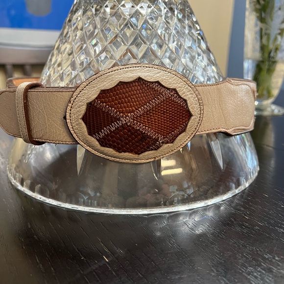Nocona Accessories - Vintage Nocona Genuine Lizard Belt sz 30